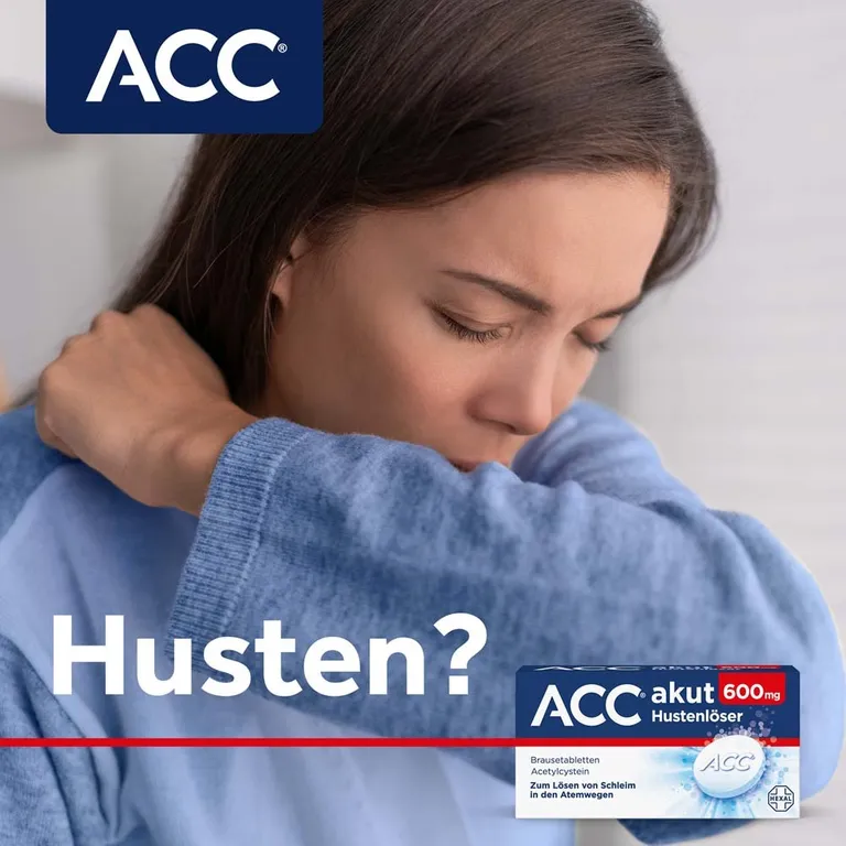 shopapotheke ACC® akut 600 mg bei Husten - Schleimlöser bei Husten 1 Brausetablette täglich Sonderangebote