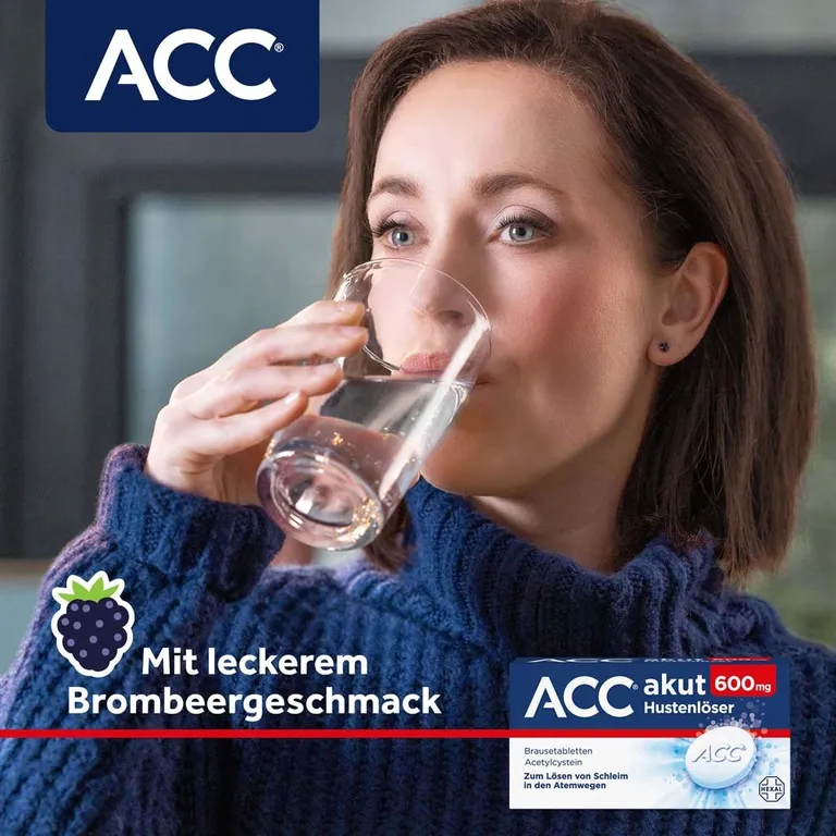 shopapotheke ACC® akut 600 mg bei Husten - Schleimlöser bei Husten 1 Brausetablette täglich Sonderangebote