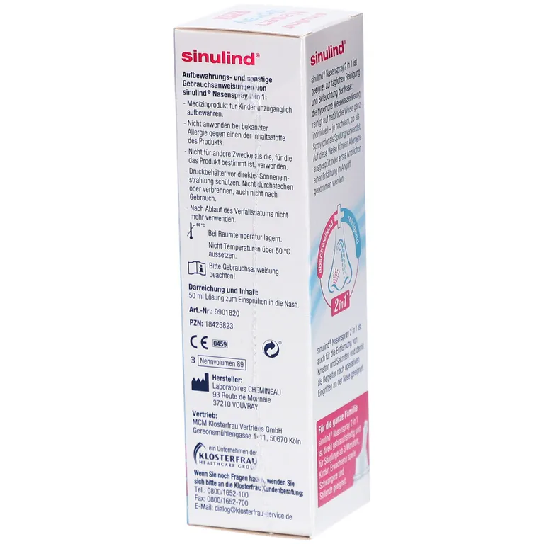 shopapotheke Sinulind® 2in1 Nasenspray Versandkostenfrei