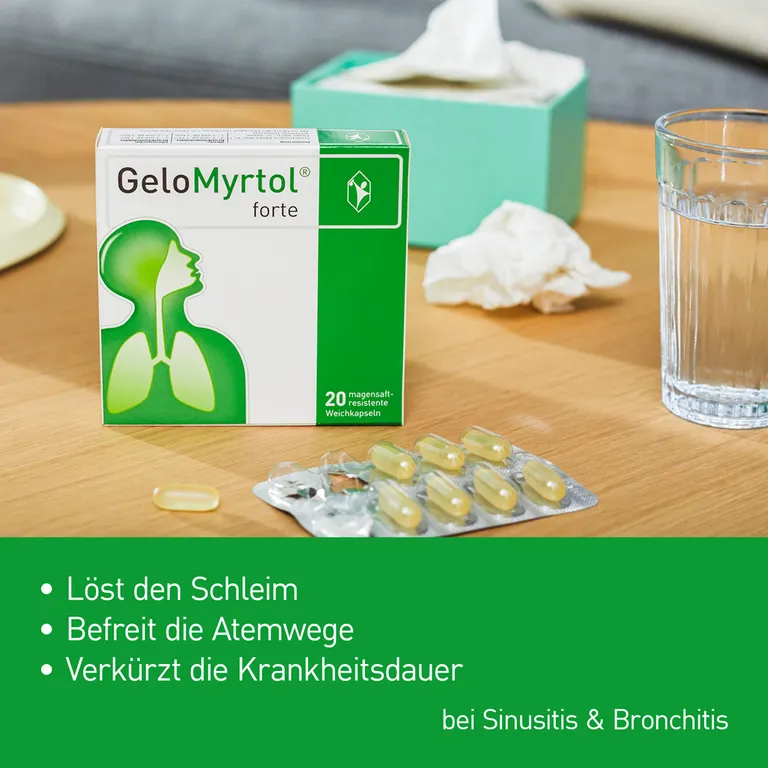 shopapotheke GeloMyrtol forte der pflanzliche Schleimlöser Kostenlose Rückgabe