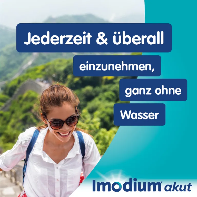 shopapotheke Imodium® akut lingual Schmelztabletten - bei akutem Durchfall Zeitbegrenzte Promotion