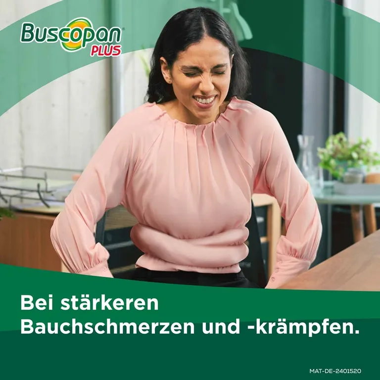 shopapotheke Buscopan Plus bei Bauchschmerzen und Regelschmerzen - Jetzt 10% mit dem Code nattermann10 sparen* Nur noch ein Tag übrig