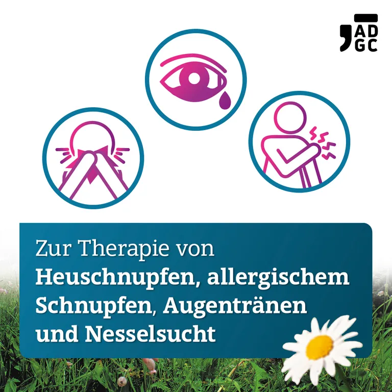 shopapotheke Cetirizin-ADGC® Allergie-Tablette mit schneller Wirkung gegen Heuschnupfen Vatertagsangebot