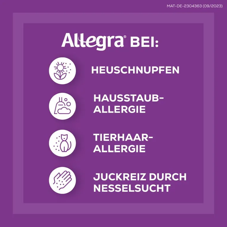 shopapotheke Allegra - schnell bei Heuschnupfen & ganzjährigen Allergien Lagerräumung