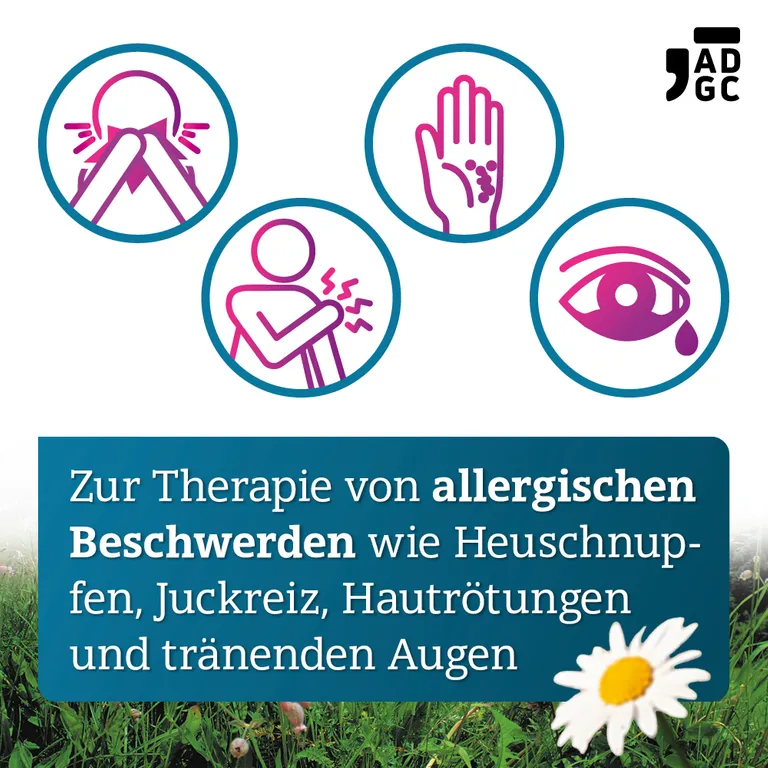 shopapotheke Lora ADGC® zur Linderung von Allergien Heuschnupfen Juckreiz und Hautrötung Heißer Verkauf