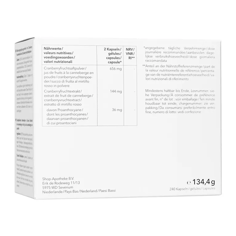 shopapotheke Redcare Cranberry 50% Rabatt für begrenzte Zeit
