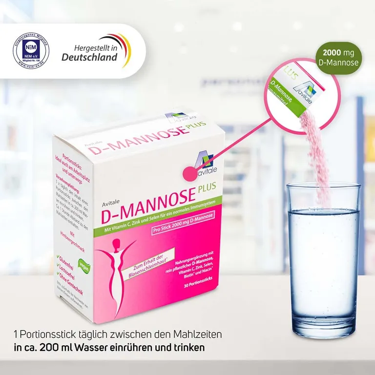 shopapotheke Avitale D-Mannose Plus 2.000 mg Verkauf