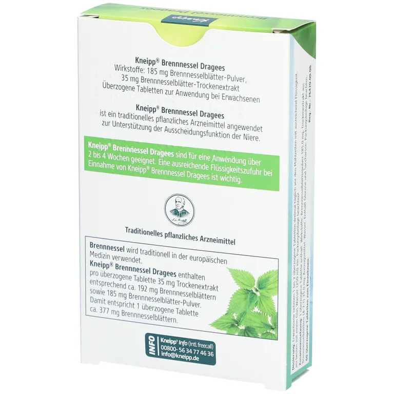 shopapotheke Kneipp Brennnessel Dragees Limitierter Zeitrabatt