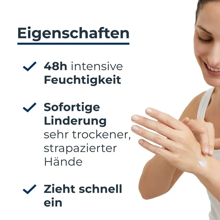 shopapotheke Eucerin® UreaRepair 5% Urea Handcreme – intensive Pflege für sehr trockene und strapazierte Hände - Jetzt 20% sparen mit Code "eucerin20" + Eucerin AtopiControl Hydro-Lotion 20ml GRATIS Muttertagsangebot