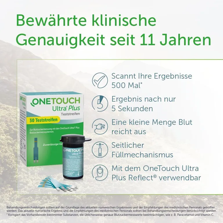 shopapotheke OneTouch Ultra® Plus Blutzuckerteststreifen zur Blutzucker-Messung bei Diabetes (Zucker-Krankheit) Vatertagsangebot