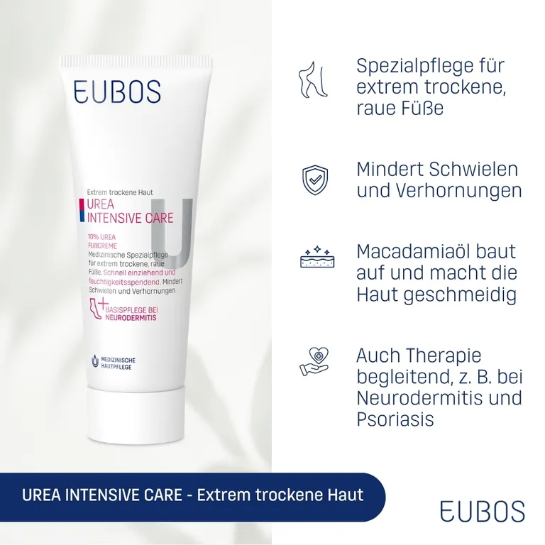 shopapotheke EUBOS® Trockene Haut Urea 10% Fußcreme Tägliche Deals