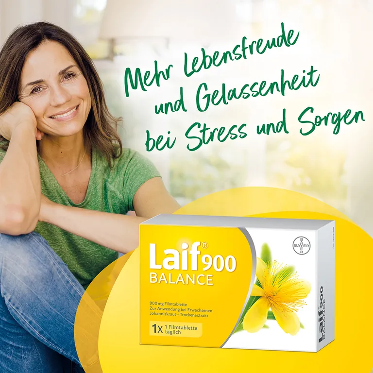 shopapotheke Laif® 900 Balance Filmtabletten für Ihr seelisches Gleichgewicht Bis zu 60% Rabatt