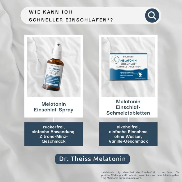 shopapotheke DR. THEISS MELATONIN EINSCHLAF-SPRAY Sonderangebot der Fabrik