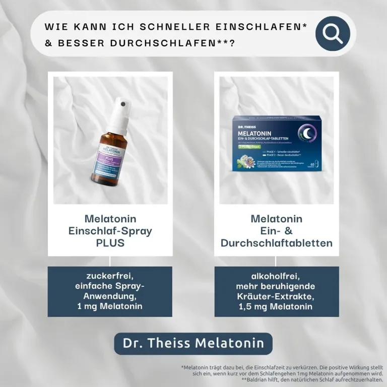 shopapotheke DR. THEISS MELATONIN EIN-& DURCHSCHLAF-TABLETTEN Bis zu 55% Rabatt