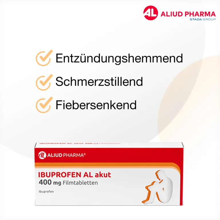 shopapotheke Ibuprofen AL akut 400 mg Filmtabletten bei akuten Schmerzen 2025