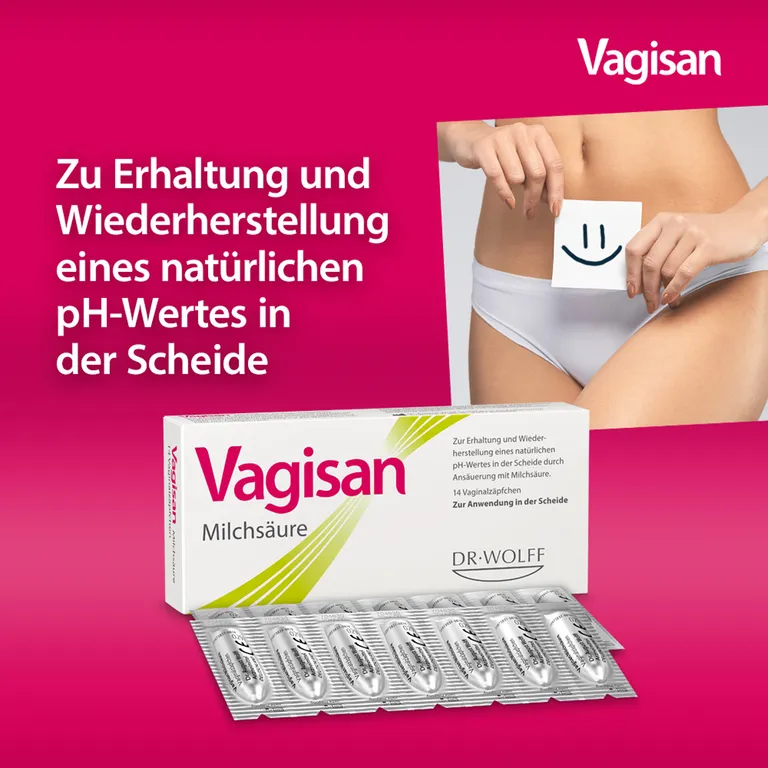 shopapotheke Vagisan Milchsäure: Zäpfchen zur Stabilisierung des natürlichen vaginalen pH-Werts Günstiger Verkauf