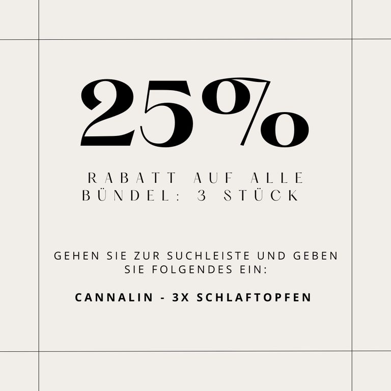 shopapotheke Cannalin - Schlaftopfen mit CBN und Melatonin - 5% Cyber Monday
