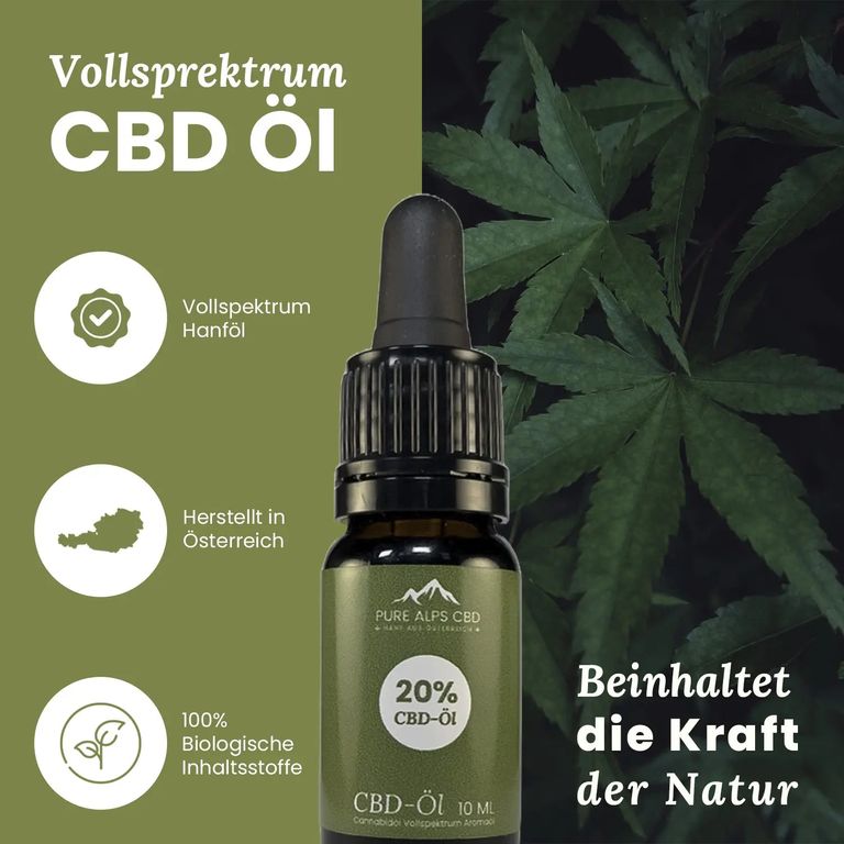 shopapotheke Pure Alps CBD Vollspektrum Öl Tropfen 5% Vatertagsangebot