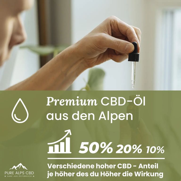 shopapotheke Pure Alps CBD Vollspektrum Öl Tropfen 5% Vatertagsangebot