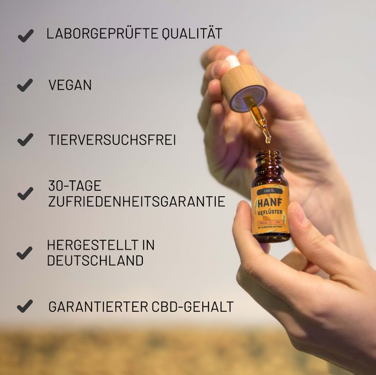 shopapotheke HANFGEFLÜSTER Goldenes CBD Öl 10% Top Angebot