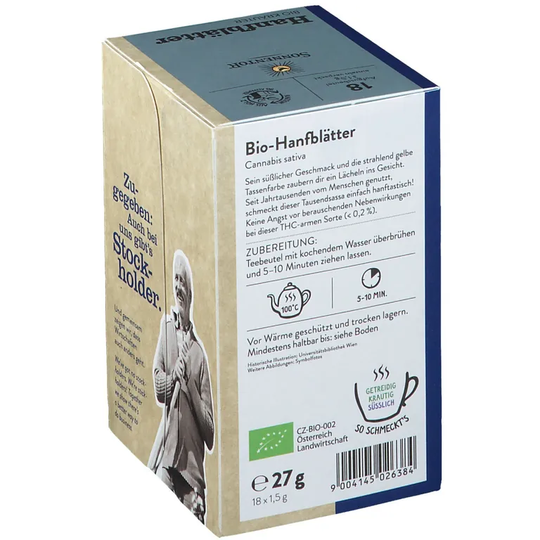 shopapotheke SonnentoR® Hanfblätter Bio-Kräutertee Neueste Mode