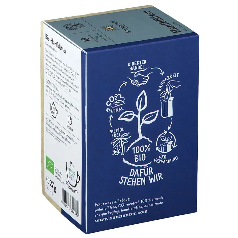 shopapotheke SonnentoR® Hanfblätter Bio-Kräutertee Neueste Mode