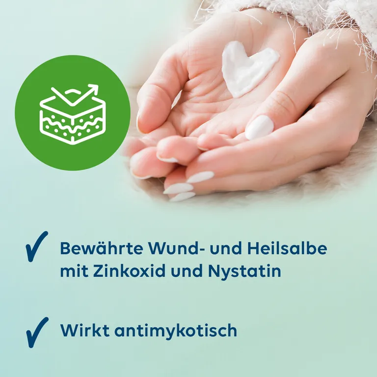 shopapotheke Multilind® Heilsalbe bei wunder und entzündeter Haut mit Zinkoxid und Nystatin - Jetzt 20% mit dem Code stada20 sparen* Tiefpreis