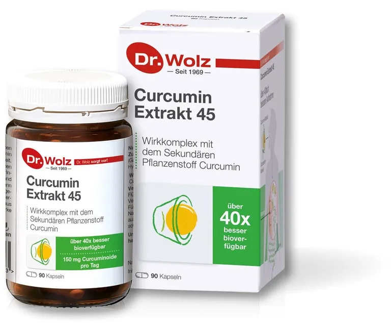 shopapotheke Curcumin Extrakt 45 Kapseln