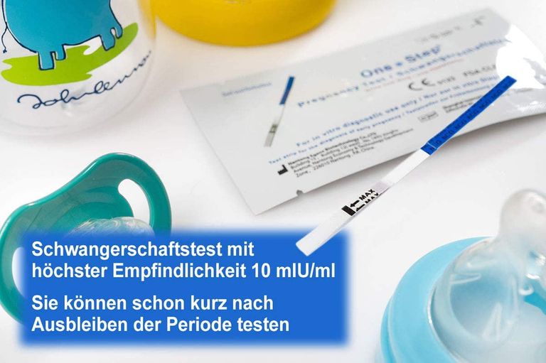 shopapotheke One+Step ultraempfindlicher Schwangerschaftstest - Frühschwangerschaftstest 10 miu/ml Bis zu 60% Rabatt