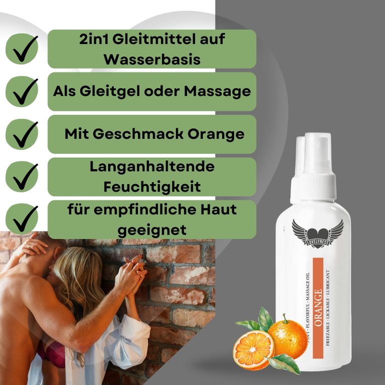 shopapotheke Lovelyness - Gleitgel und Massageöl 2in1 mit Geschmack Auslauf
