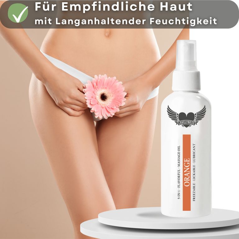 shopapotheke Lovelyness - Gleitgel und Massageöl 2in1 mit Geschmack Auslauf