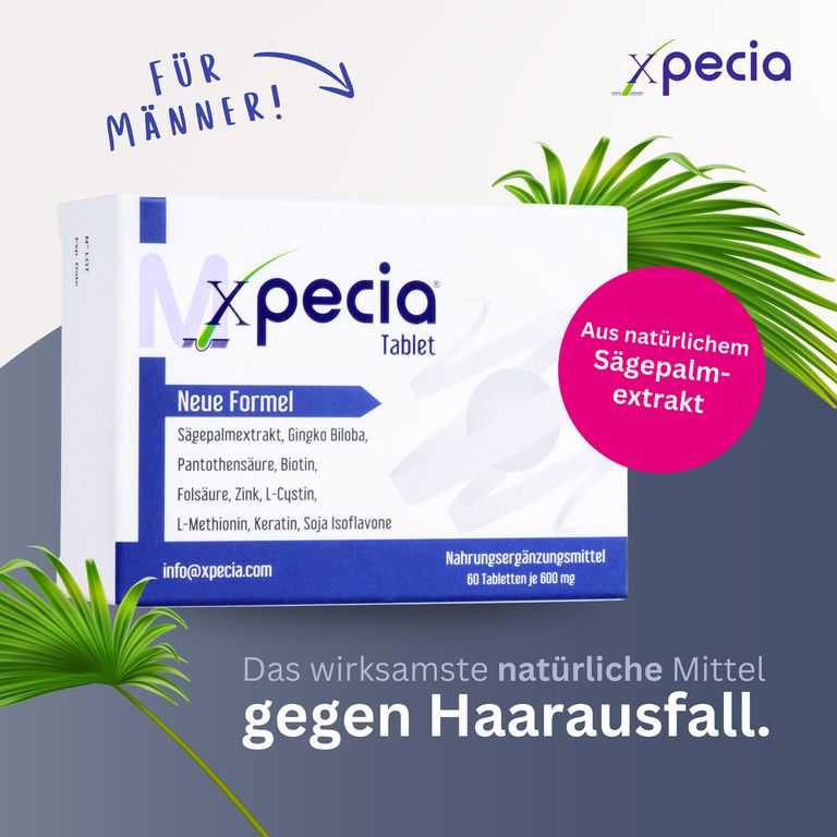 shopapotheke Xpecia gegen Haarverlust bei Männern DHT Blocker Online Outlet