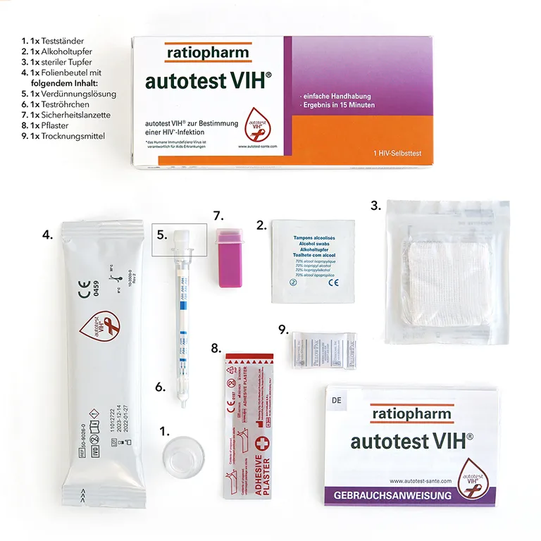 shopapotheke autotest VIH® ratiopharm Letzte 3 Tage