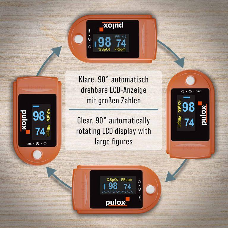 shopapotheke Pulox PO-200 Solo - Finger-Pulsoximeter - Orange Bis zu 50% Rabatt