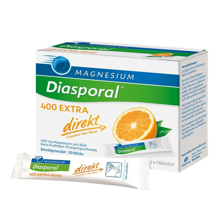 shopapotheke Magnesium Diasporal® 400 EXTRA direkt Orange Fabrikladen