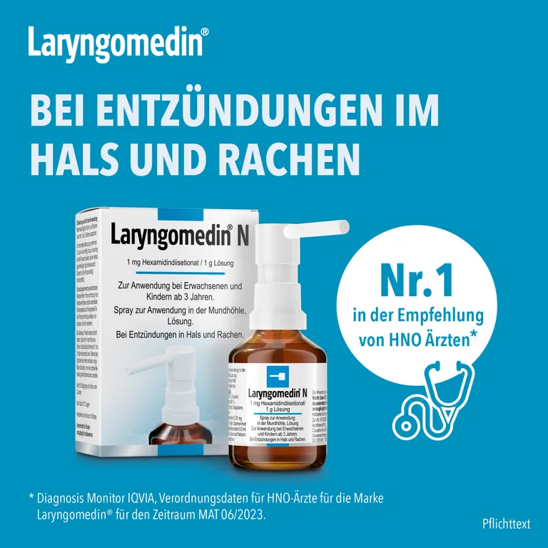 shopapotheke Laryngomedin® N Spray bei Entzündungen im Mund- und Rachenraum Günstig kaufen