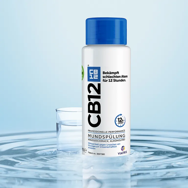 shopapotheke CB12 Mundspülung: Mundwasser mit Zinkacetat & Chlorhexidin gegen schlechten Atem & Mundgeruch Weihnachtsangebot