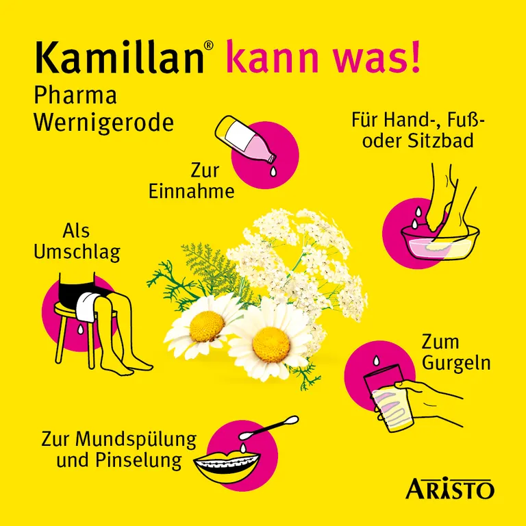 shopapotheke Kamillan® Pharma Wernigerode - Natürlich gegen Entzündungen der Haut- und Schleimhäute – Unterstützt die Wundheilung & lindert den Reiz Muttertagsangebot