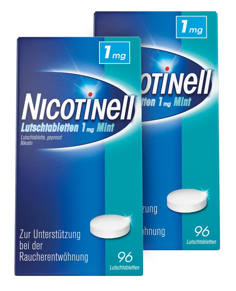 shopapotheke Nicotinell® Lutschtabletten 1 mg Doppelpack Große Rabatte