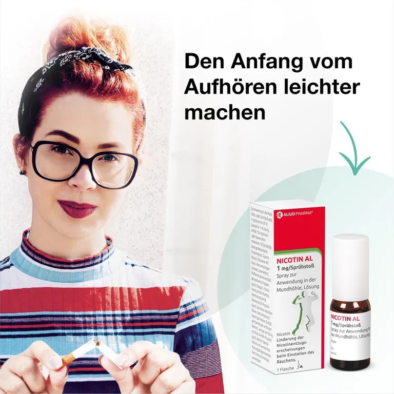 shopapotheke Nicotin AL 1 mg / Sprühstoß zur Rauchentwöhnung Neuheiten