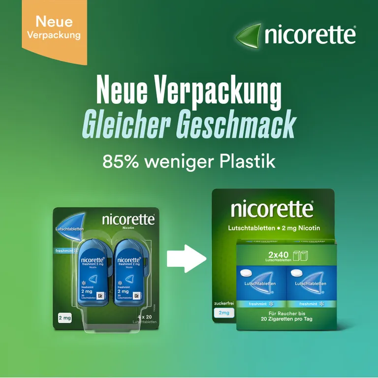 shopapotheke nicorette Lutschtablette freshmint 4 mg Nikotin zum Rauchen aufhören Sonderangebote
