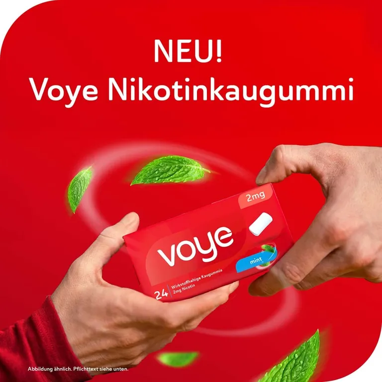 shopapotheke Voye Mint 4mg wirkstoffhaltiges Kaugummi Nur für heute