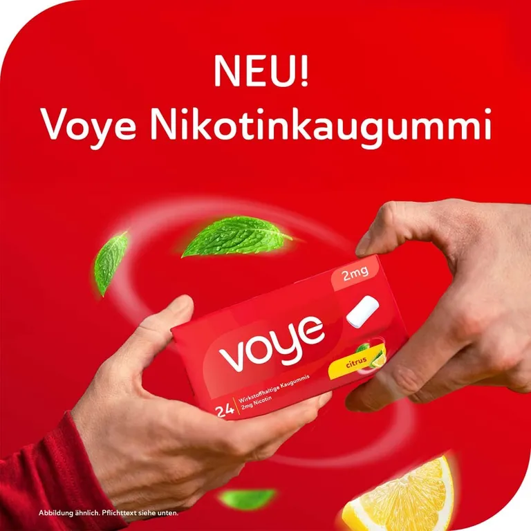 shopapotheke Voye Citrus4 mg wirkstoffhaltiges Kaugummi Sonderangebot der Fabrik