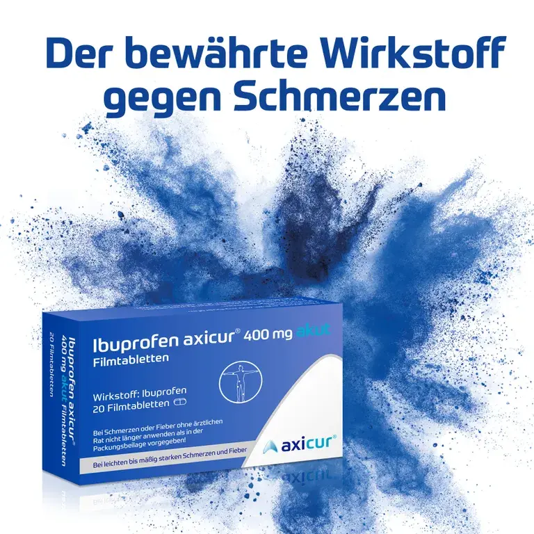 shopapotheke Ibuprofen axicur® 400 mg akut Filmtabletten Online