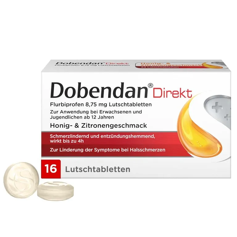 shopapotheke Dobendan Direkt Lutschtabletten - Halstabletten gegen Halsschmerzen - Jetzt 10% mit dem Code "reckitt10" sparen* Schlussverkauf