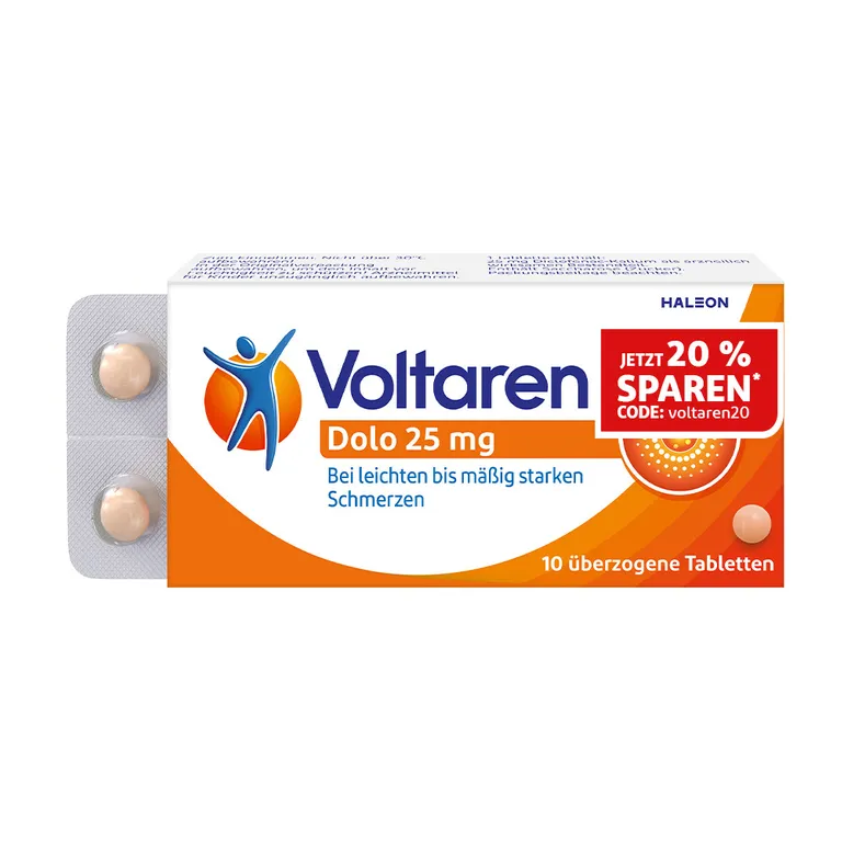 shopapotheke Voltaren Dolo 25mg Tabletten Schmerztabletten gegen Rückenschmerzen 10 St Meist gekauft