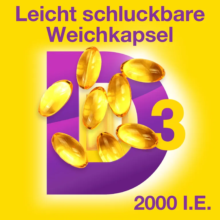 shopapotheke Vitamin D3 2000 I.E. VIGANTOLVIT Weichkapseln hochdosiert Valentinstagsangebot