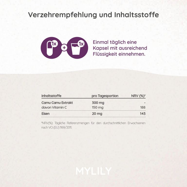 shopapotheke MYLILY Powerfrau - Eisen + Vitamin C Neueste Mode
