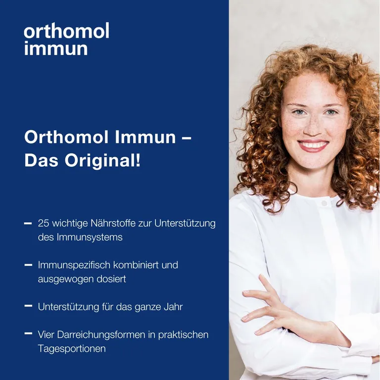 shopapotheke Orthomol Immun - Mikronährstoffe zur Unterstützung des Immunsystems - mit Vitamin C Vitamin D und Zink - Trinkampullen/Tabletten Bestseller