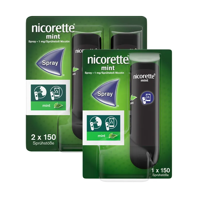 shopapotheke nicorette mint Spray zum Rauchen aufhören mit App-Funktion JETZT KAUFEN